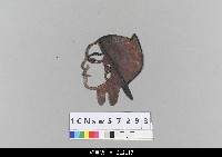 藏品(中國湖北皮影戲偶頭-生)的圖片